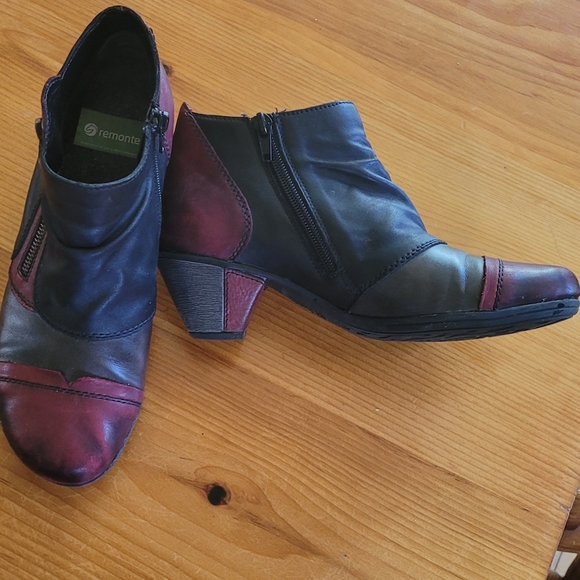 Women's "Remonte" Leather Lined Booties 6 1/2 -37 - Picture 4 of 7